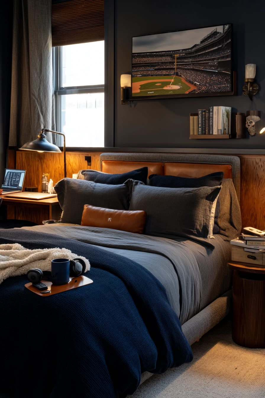 Game Night Baseball Bedroom