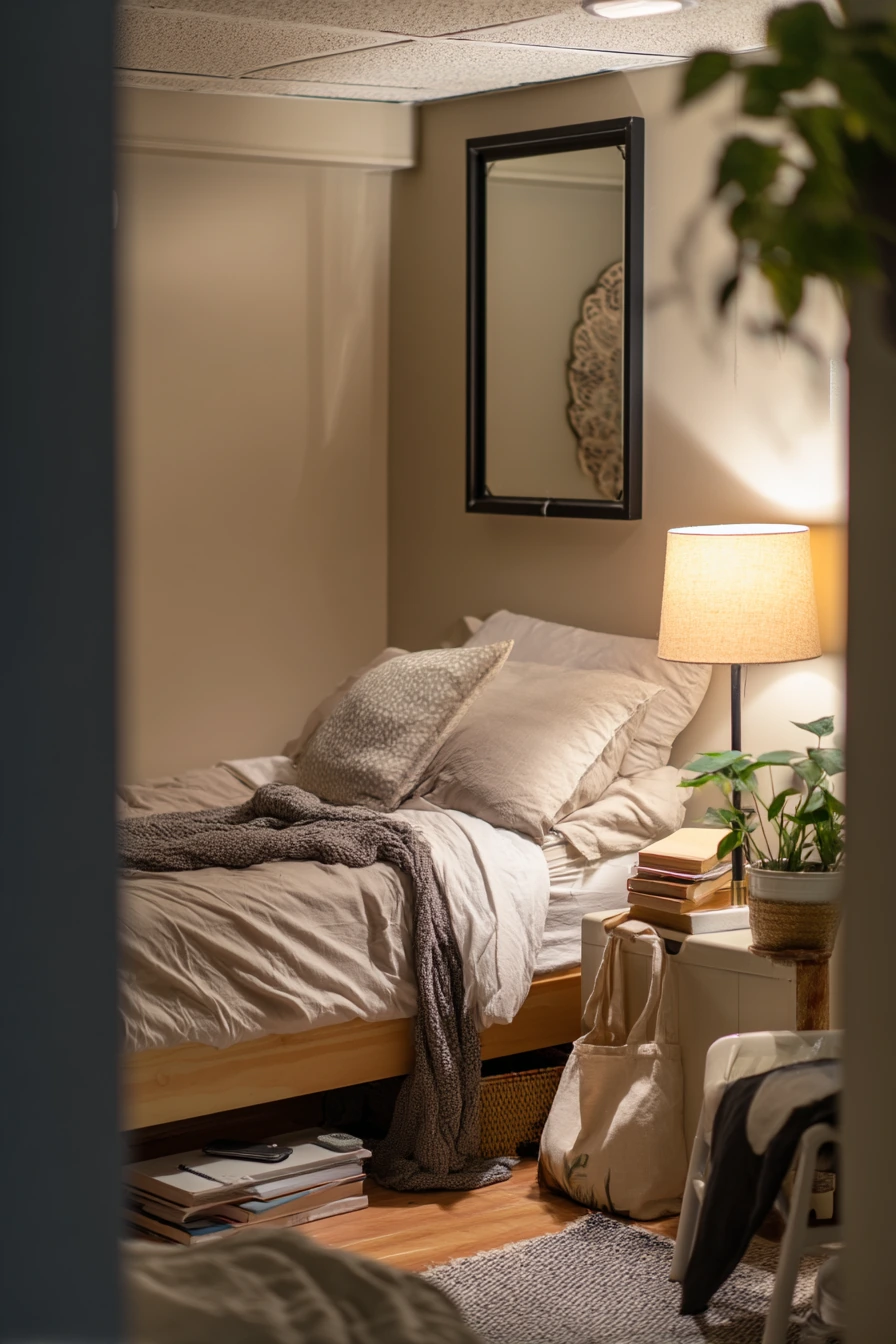 Budget-Friendly Renter Basement Bedroom