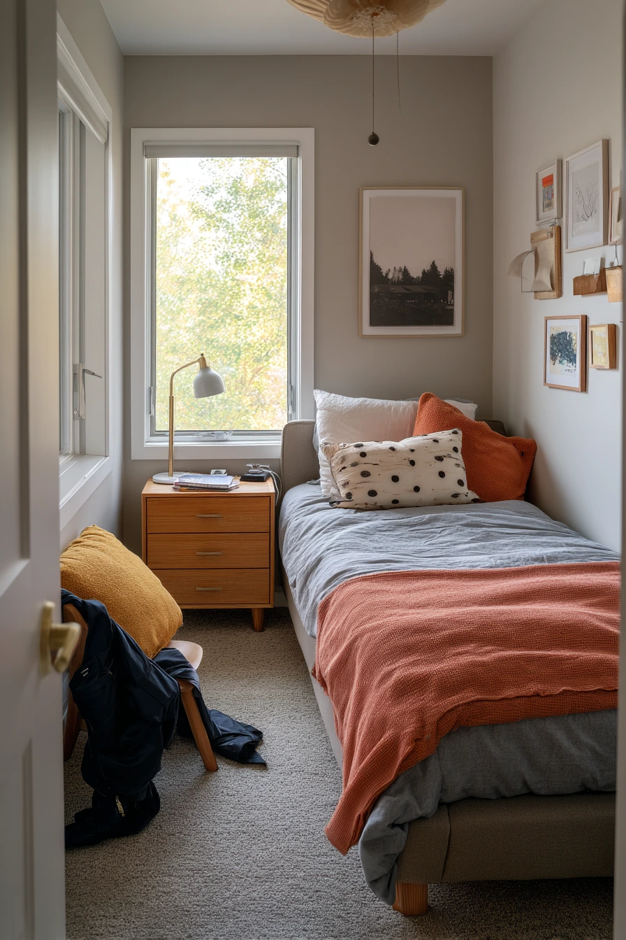 Basement Bedroom for a Guest Teen