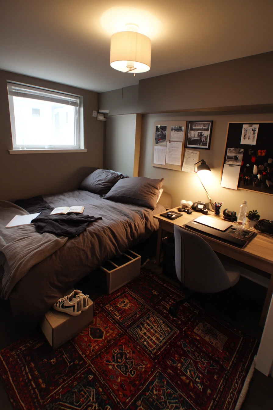 Teen Basement Bedroom Hangout