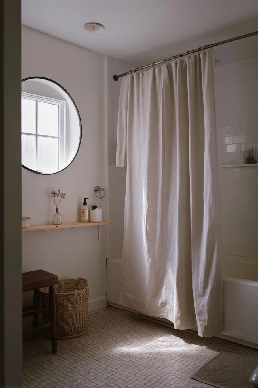 Weekend Reset Bath with Basketweave Details