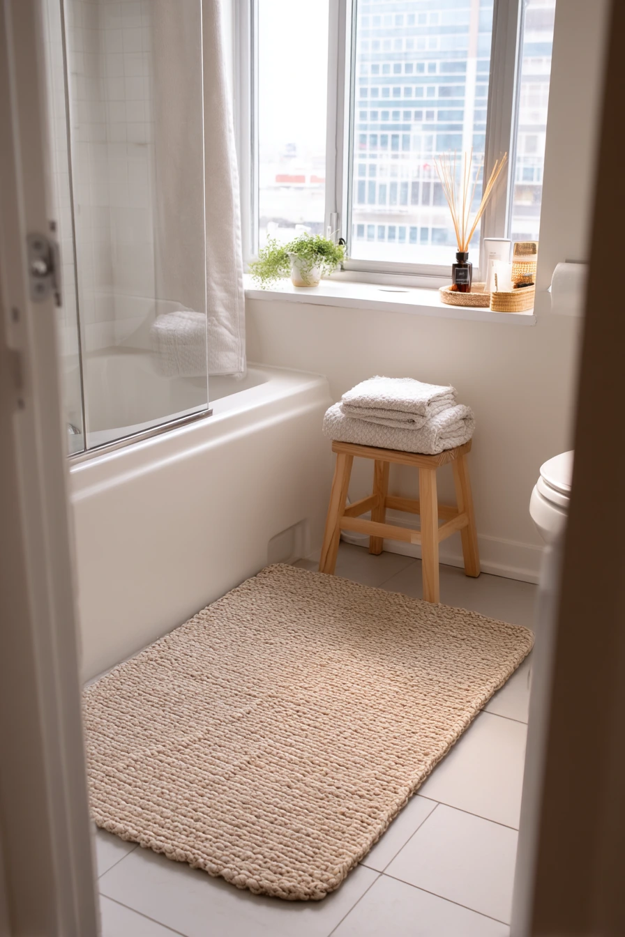 Small Bathroom, Big Texture