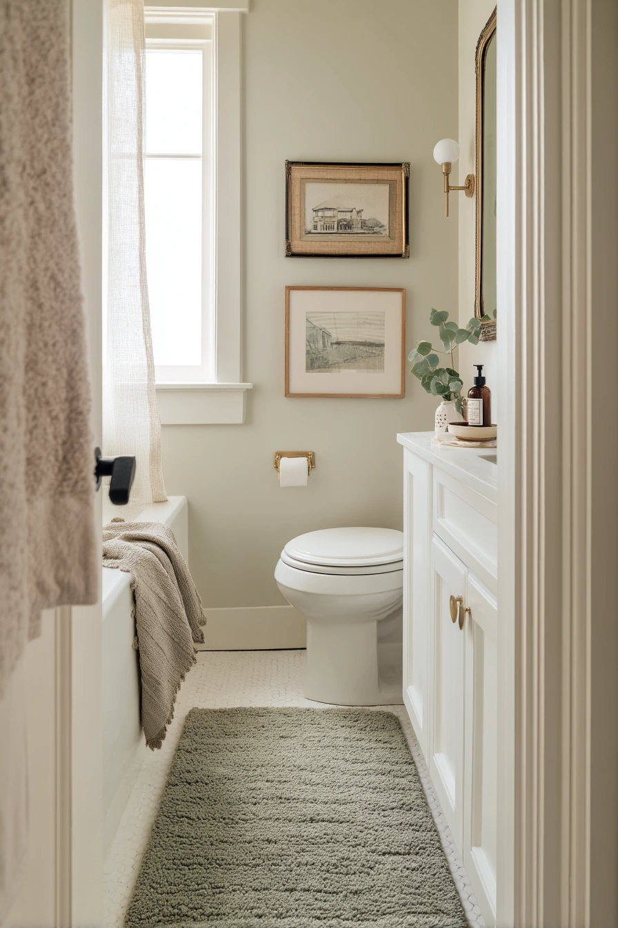 Guest Bath with a Welcoming Touch