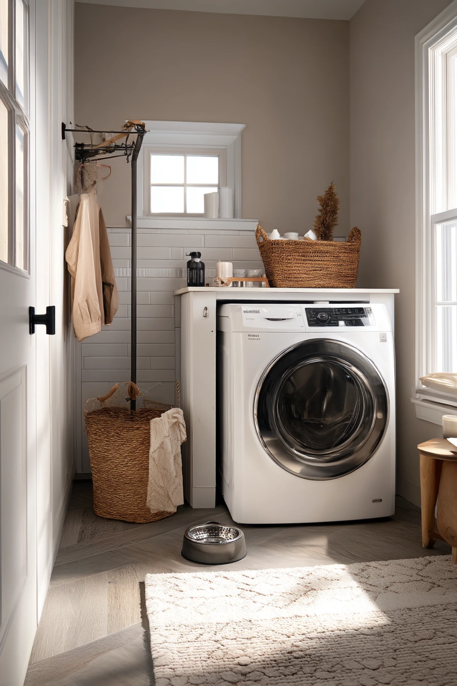 Laundry Room Bath Mat Solution