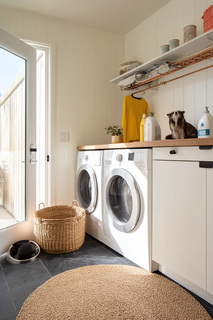 Laundry Room Bath Mat Solution
