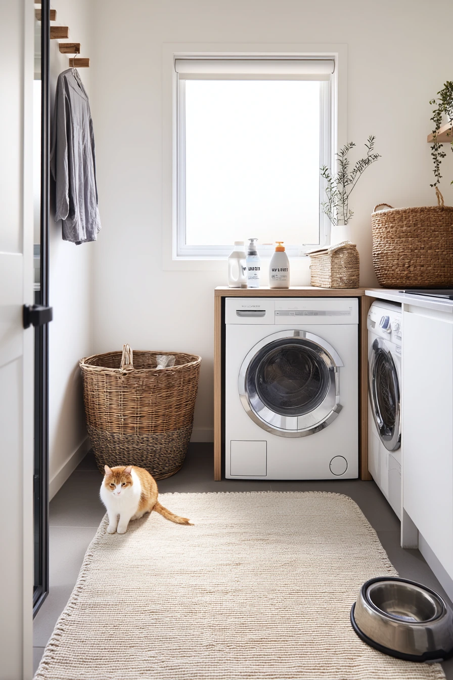 Laundry Room Bath Mat Solution