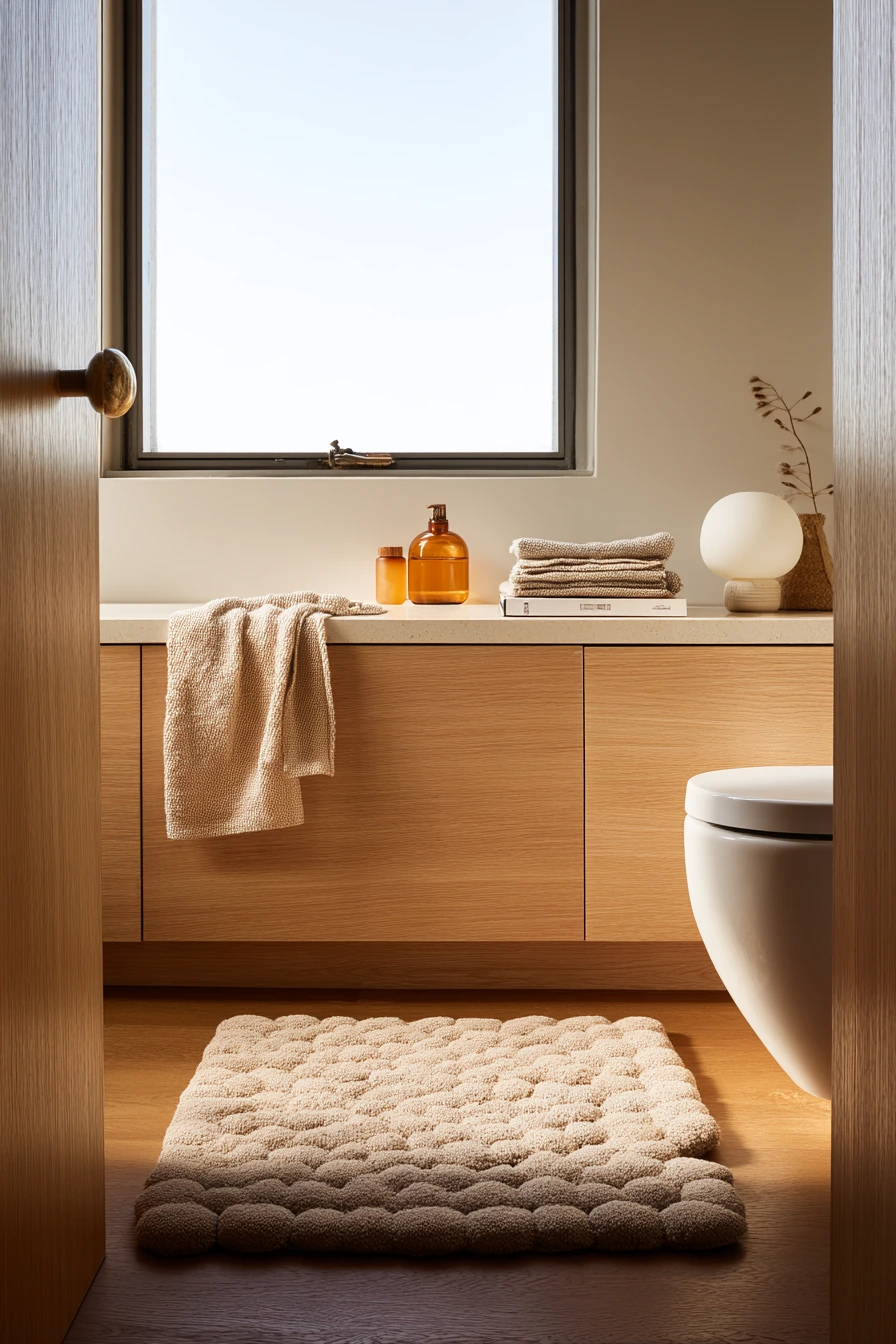 Warm Minimalism in a Compact Home