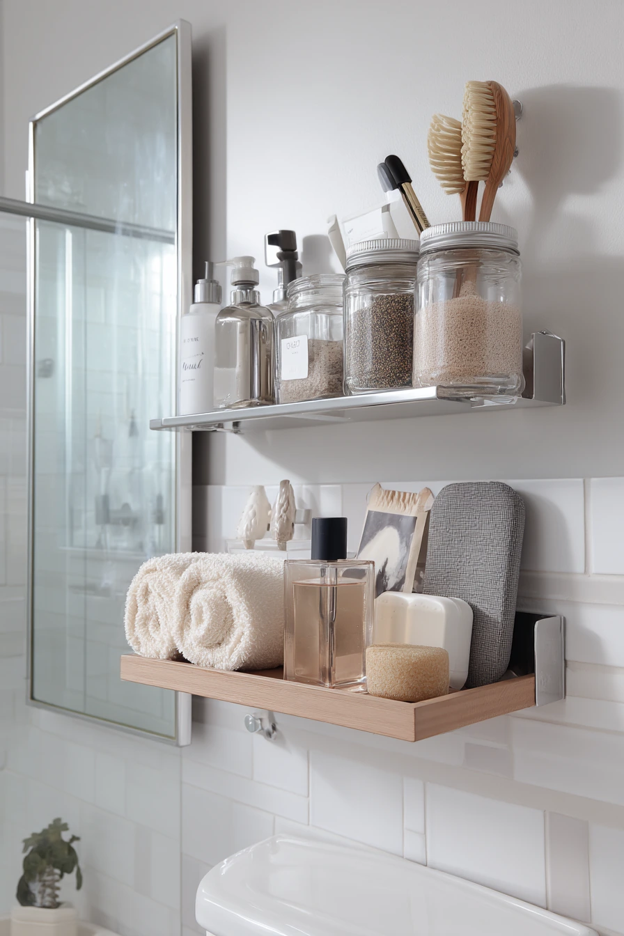 4. Renter-Friendly Zero-Drill Styling