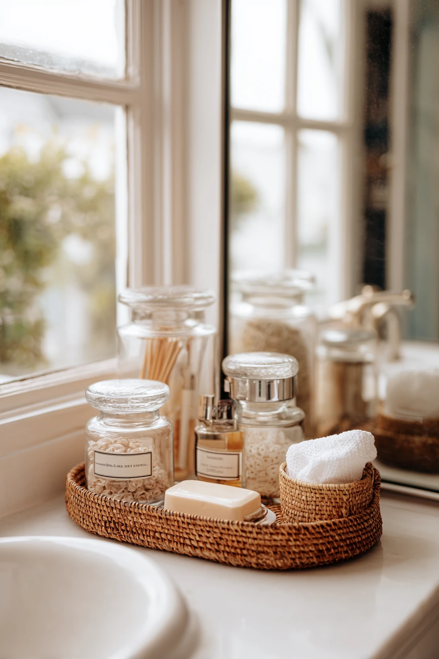 8. Small Ensuite Storage Hack