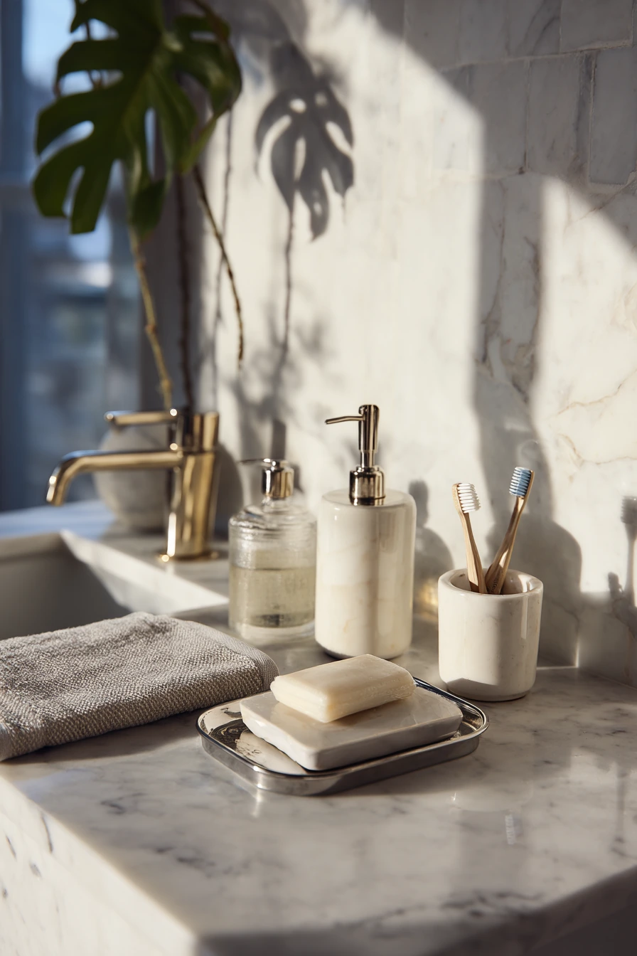 10. Product-Led Countertop Styling Moment