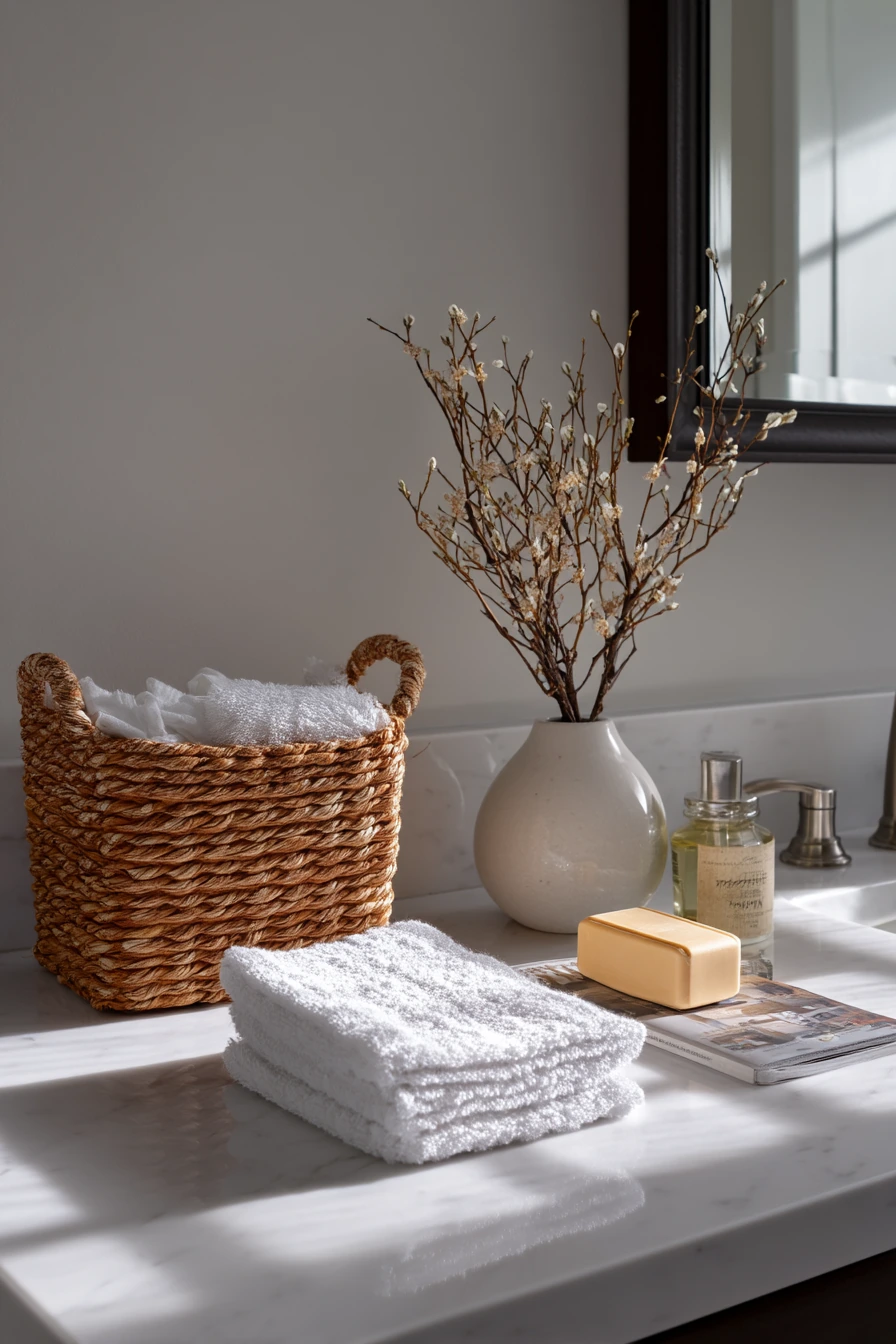 Guest Bathroom Polished for Visitors