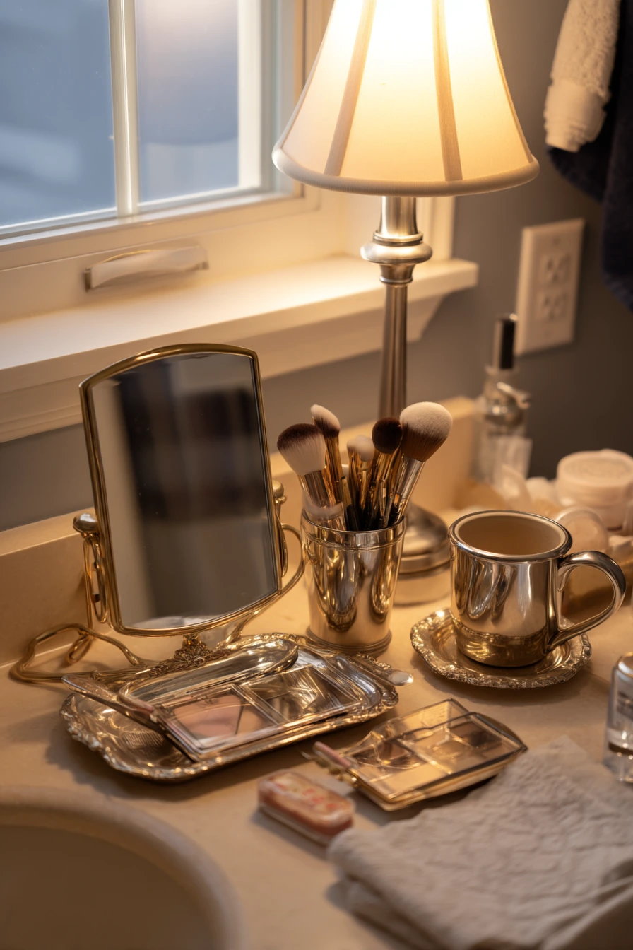 Makeup and Mirror Afternoon Setup