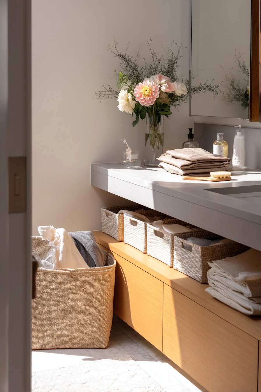Weekend Declutter in a Primary Bathroom