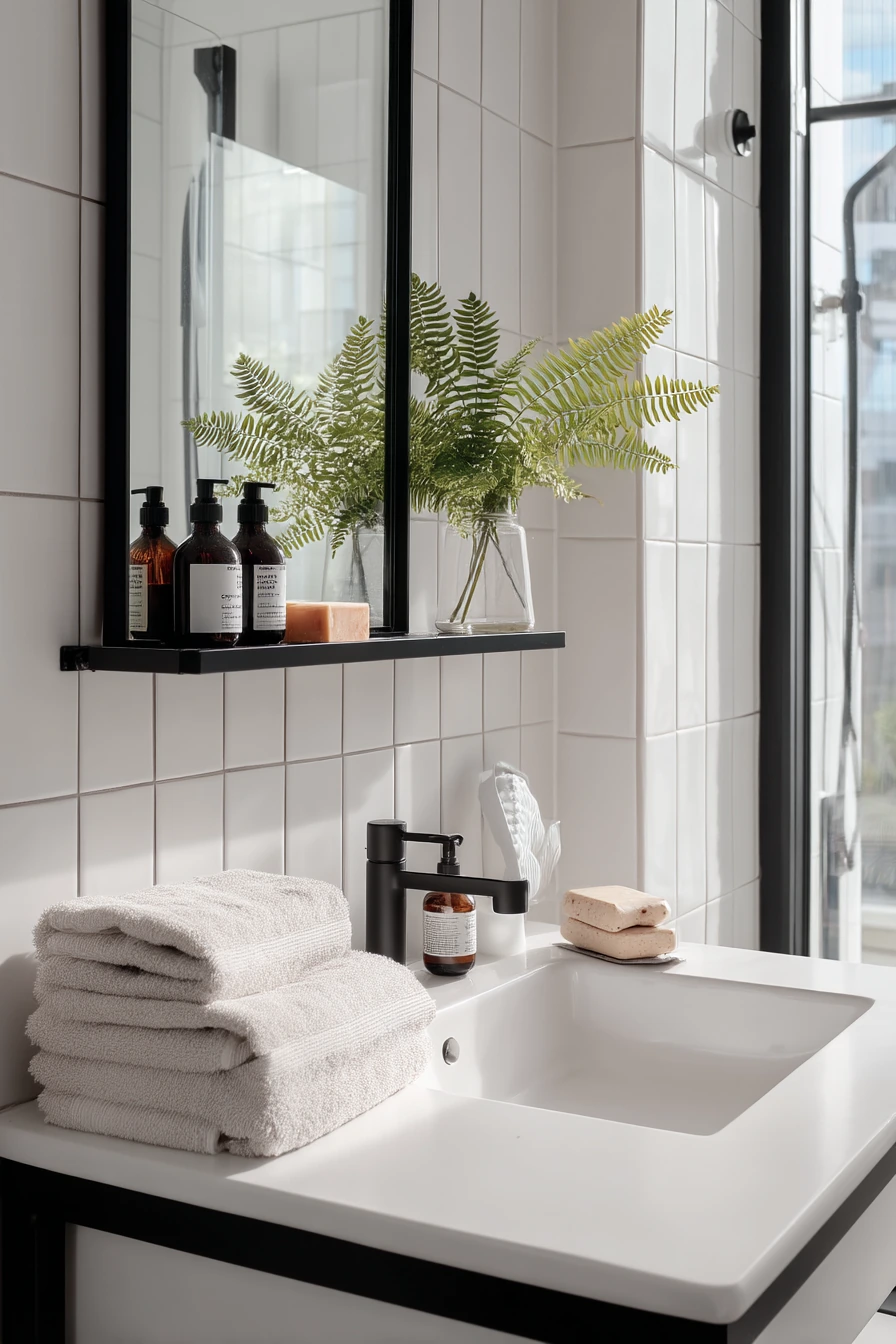 Small Apartment Bathroom, Quick Refresh