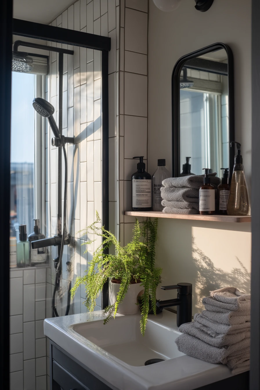 Small Apartment Bathroom, Quick Refresh