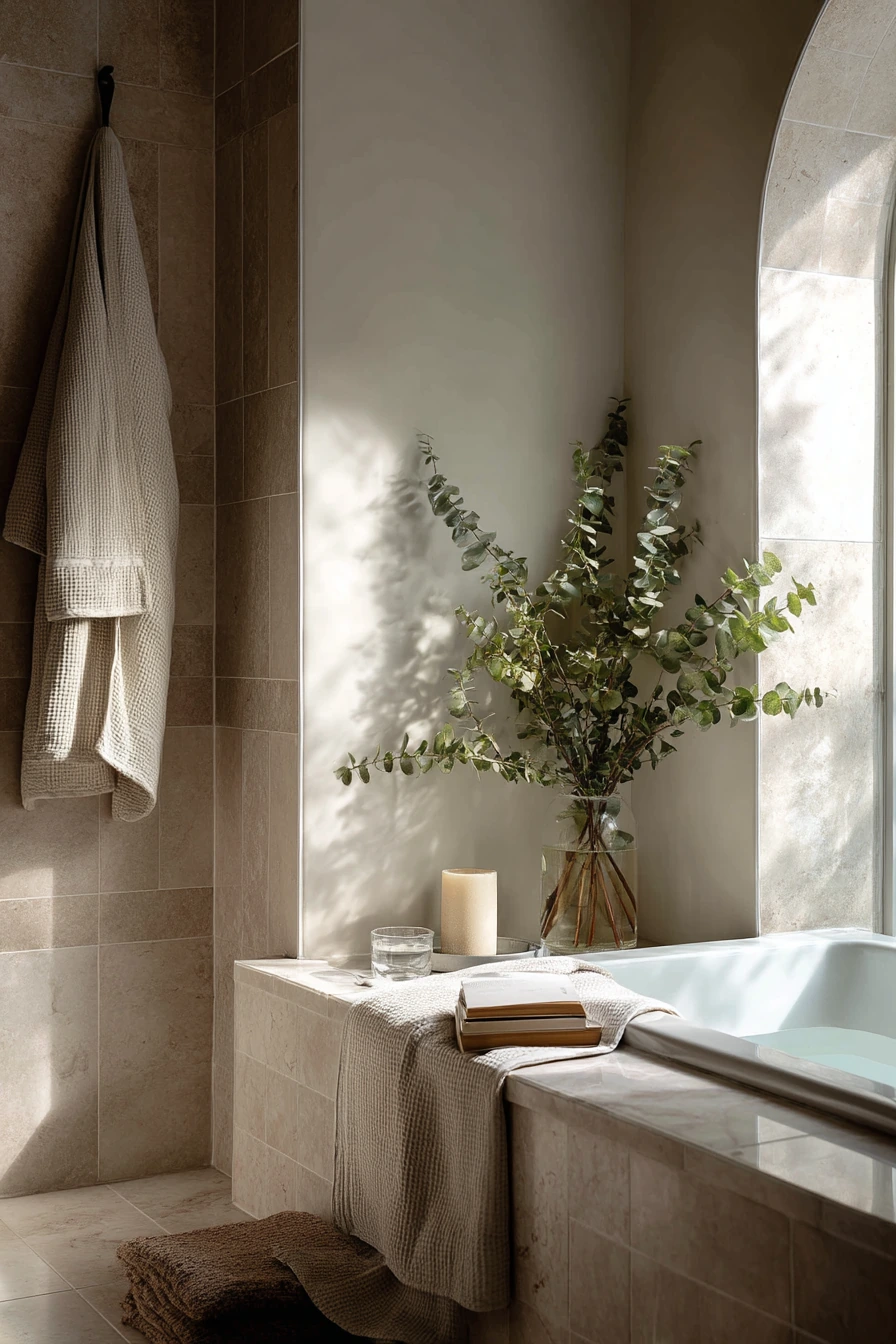 Spa Alcove with Everyday Mess