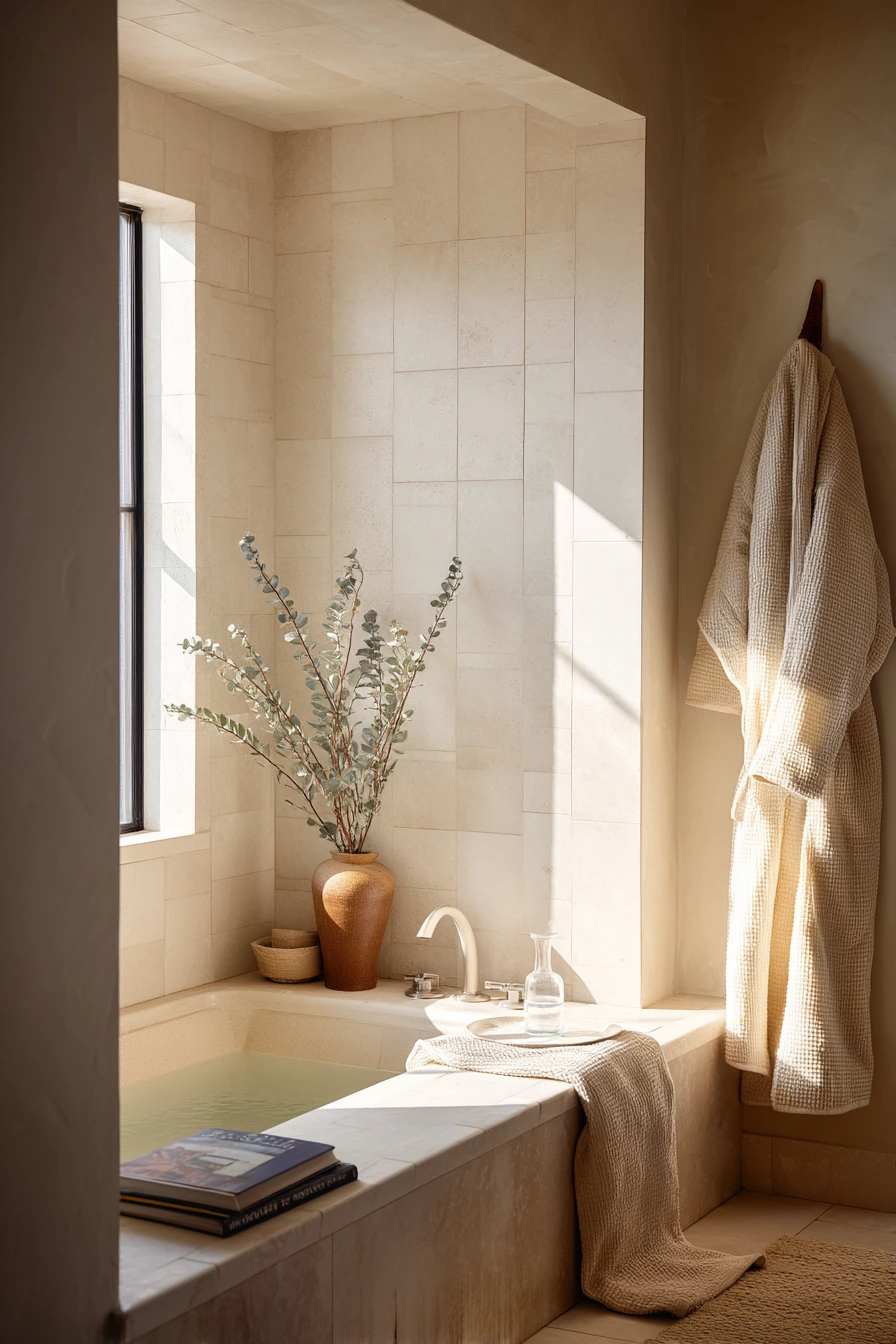 Spa Alcove with Everyday Mess