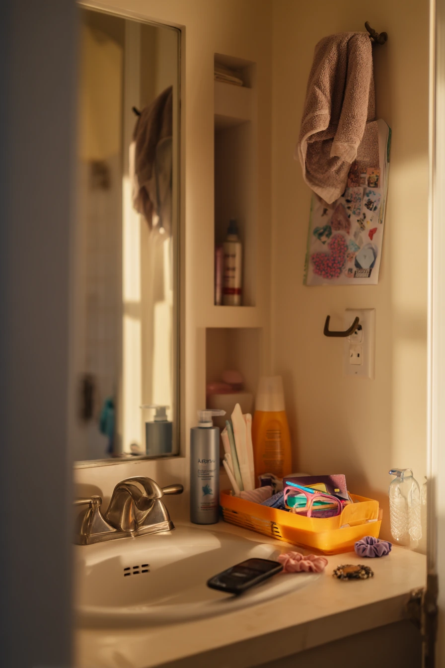 Teen Bathroom Alcove with Fast Routine