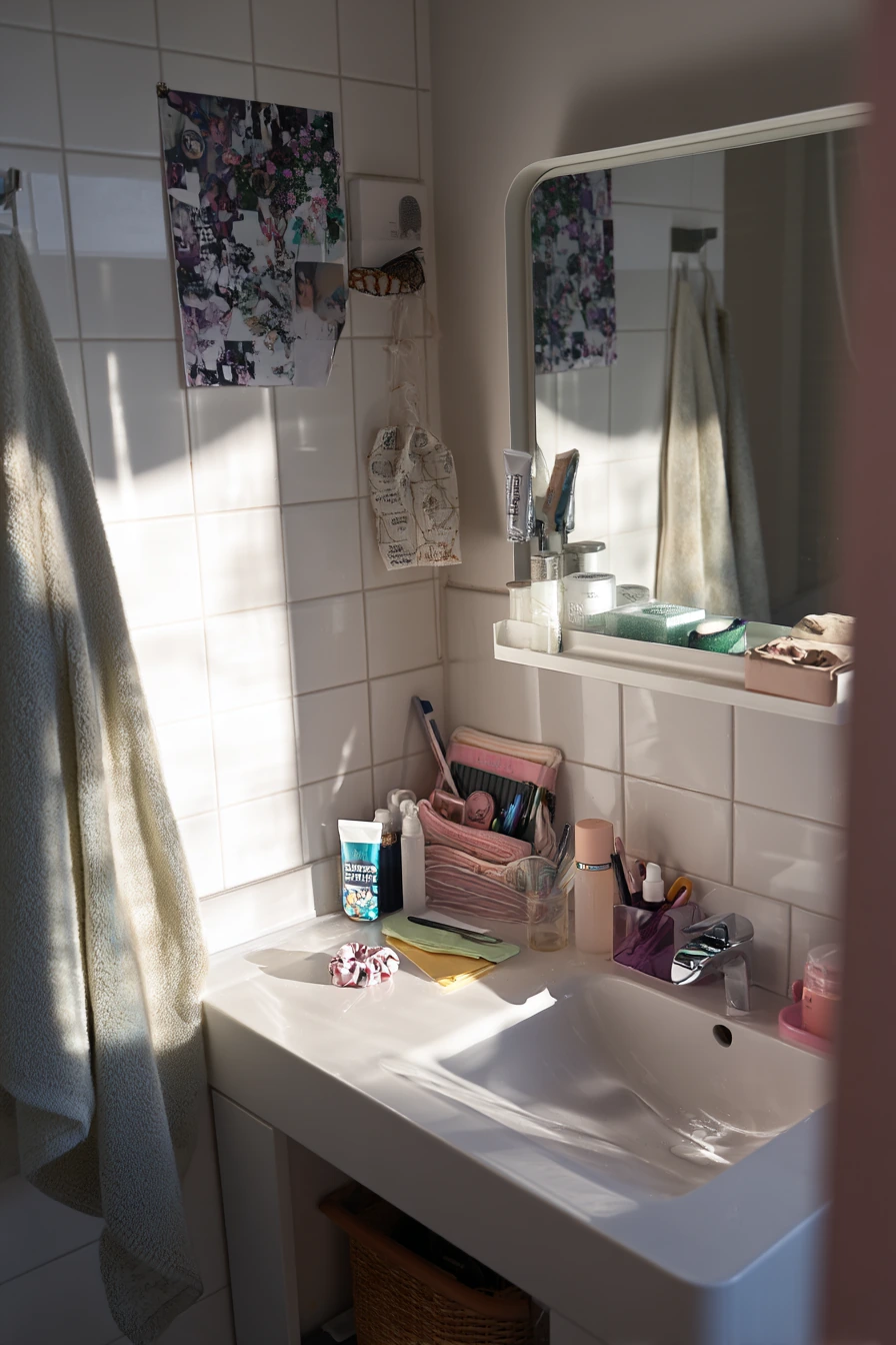 Teen Bathroom Alcove with Fast Routine