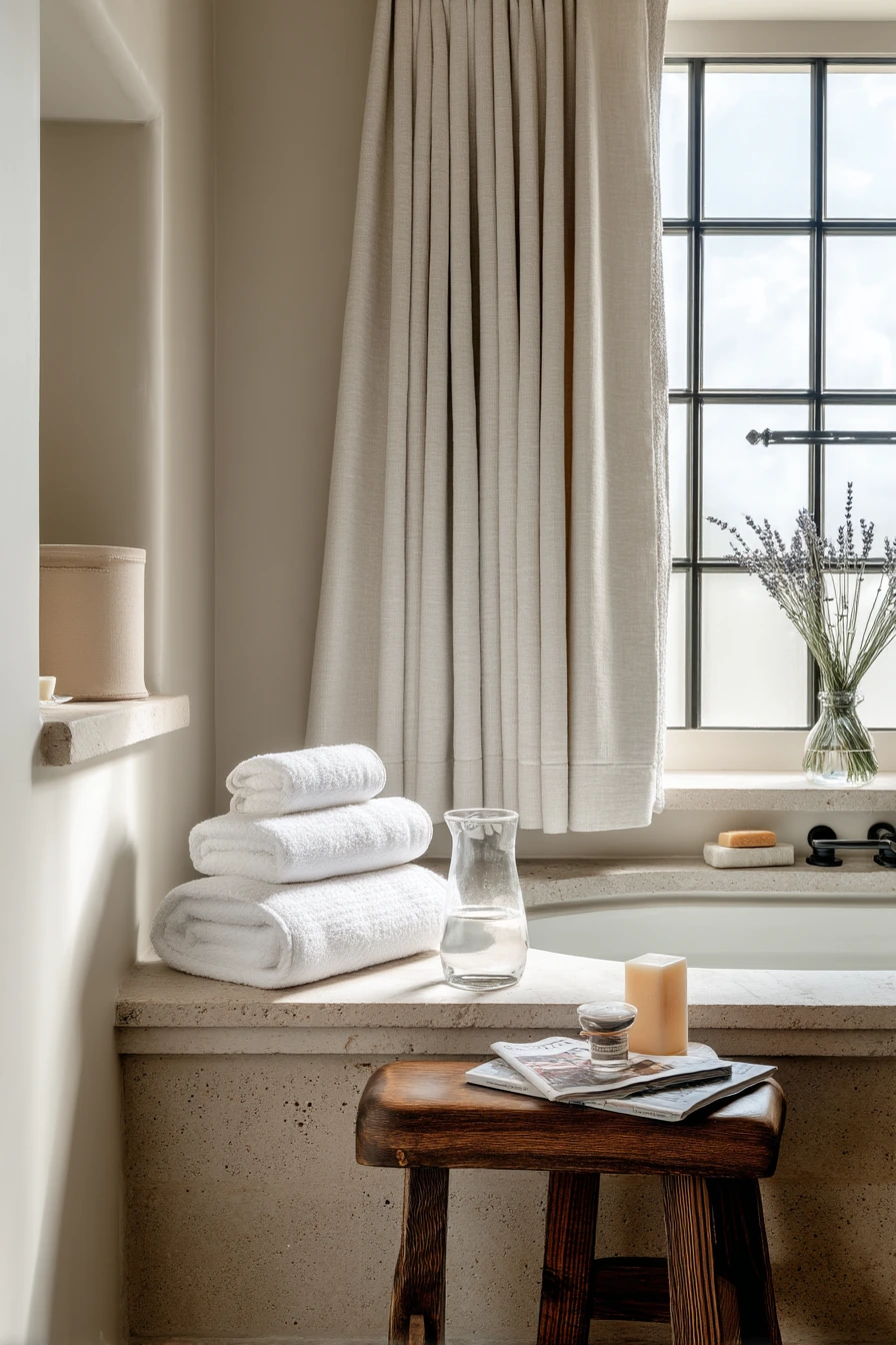 Guest Bath Alcove with Quiet Hospitality