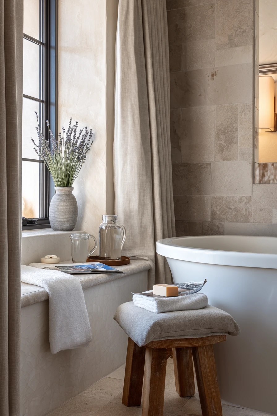 Guest Bath Alcove with Quiet Hospitality