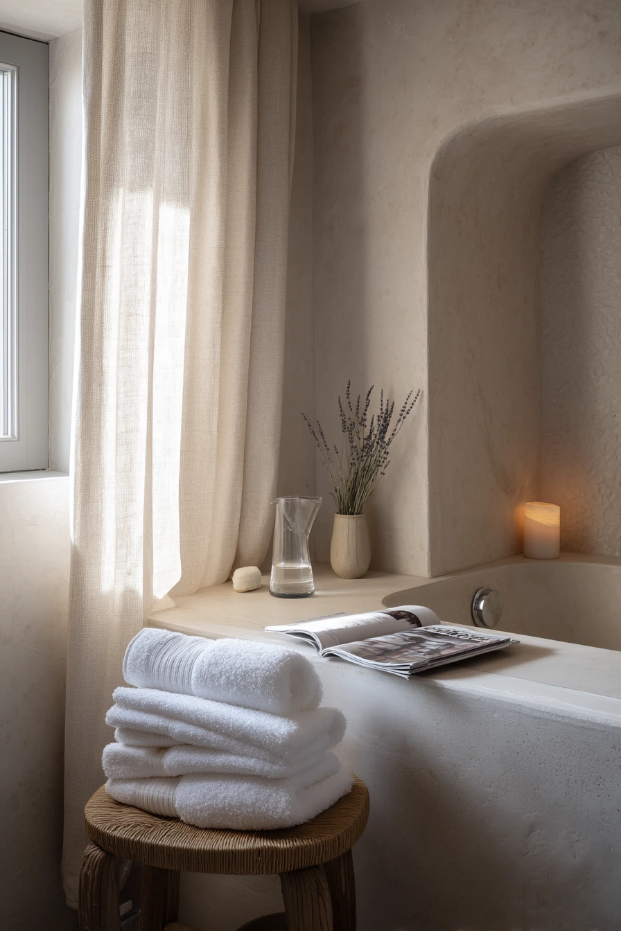 Guest Bath Alcove with Quiet Hospitality