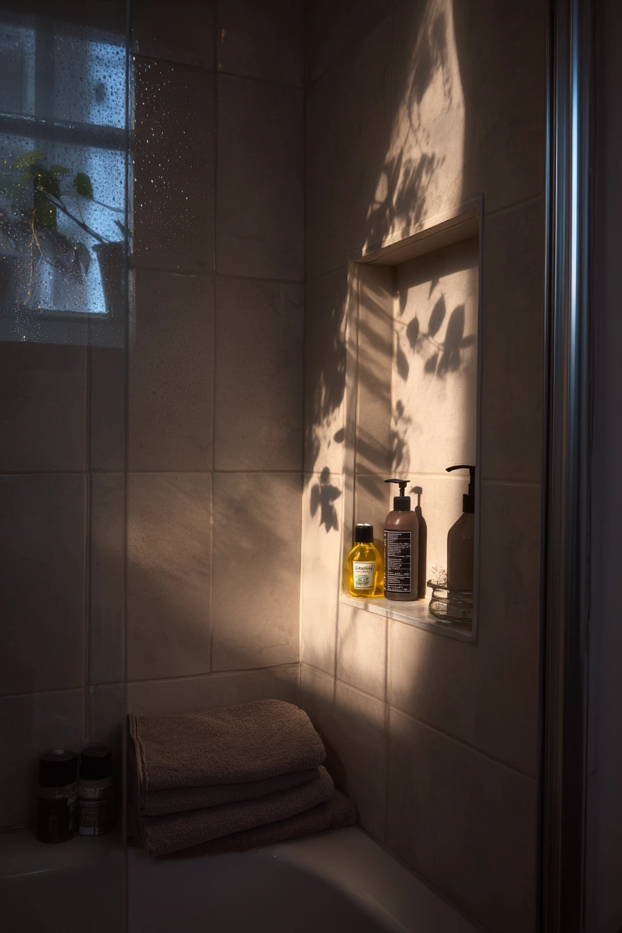 Small Apartment Shower Alcove Solution