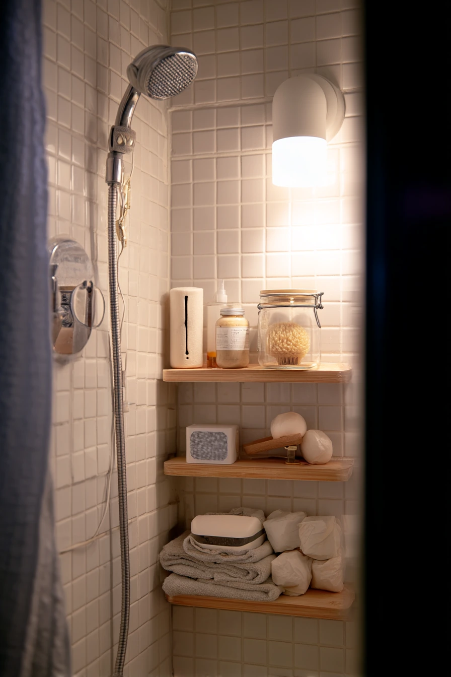 Rental-Friendly Alcove Shelf Refresh