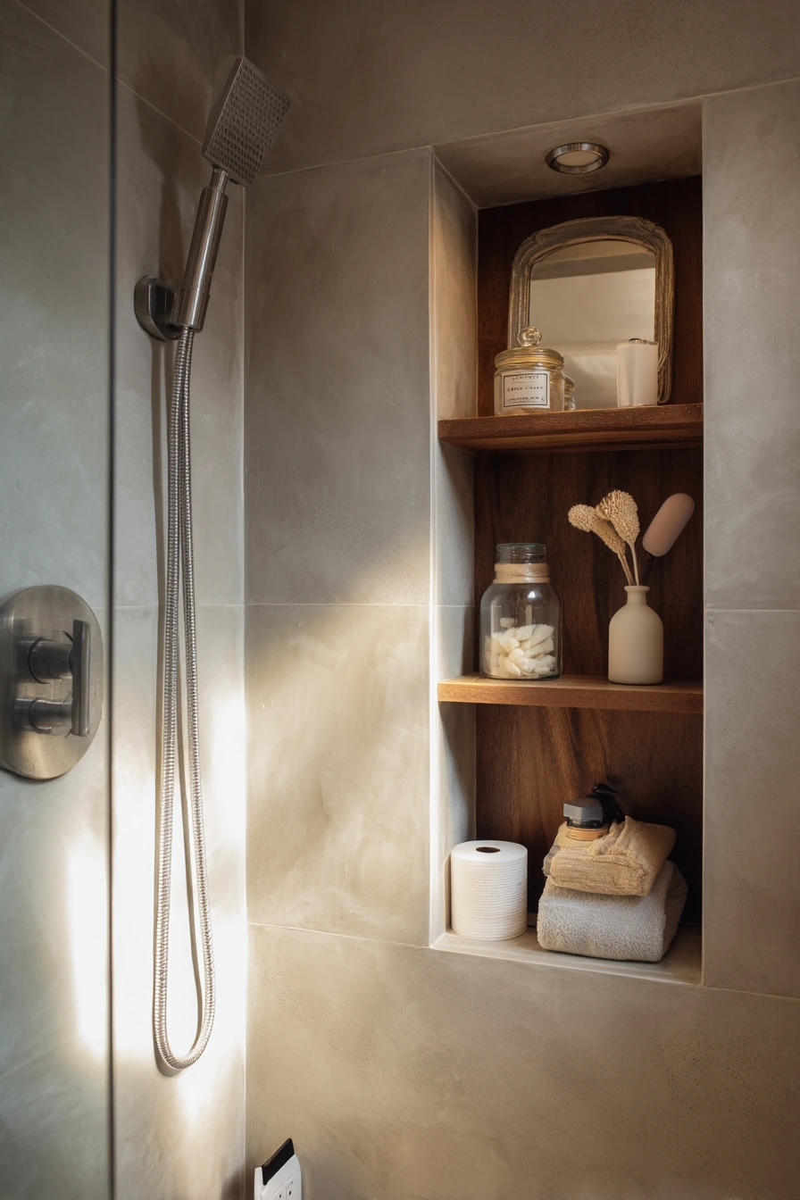 Rental-Friendly Alcove Shelf Refresh