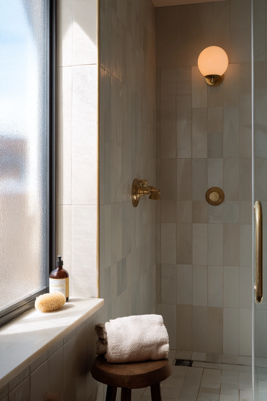 Shower Wall Hardware Study