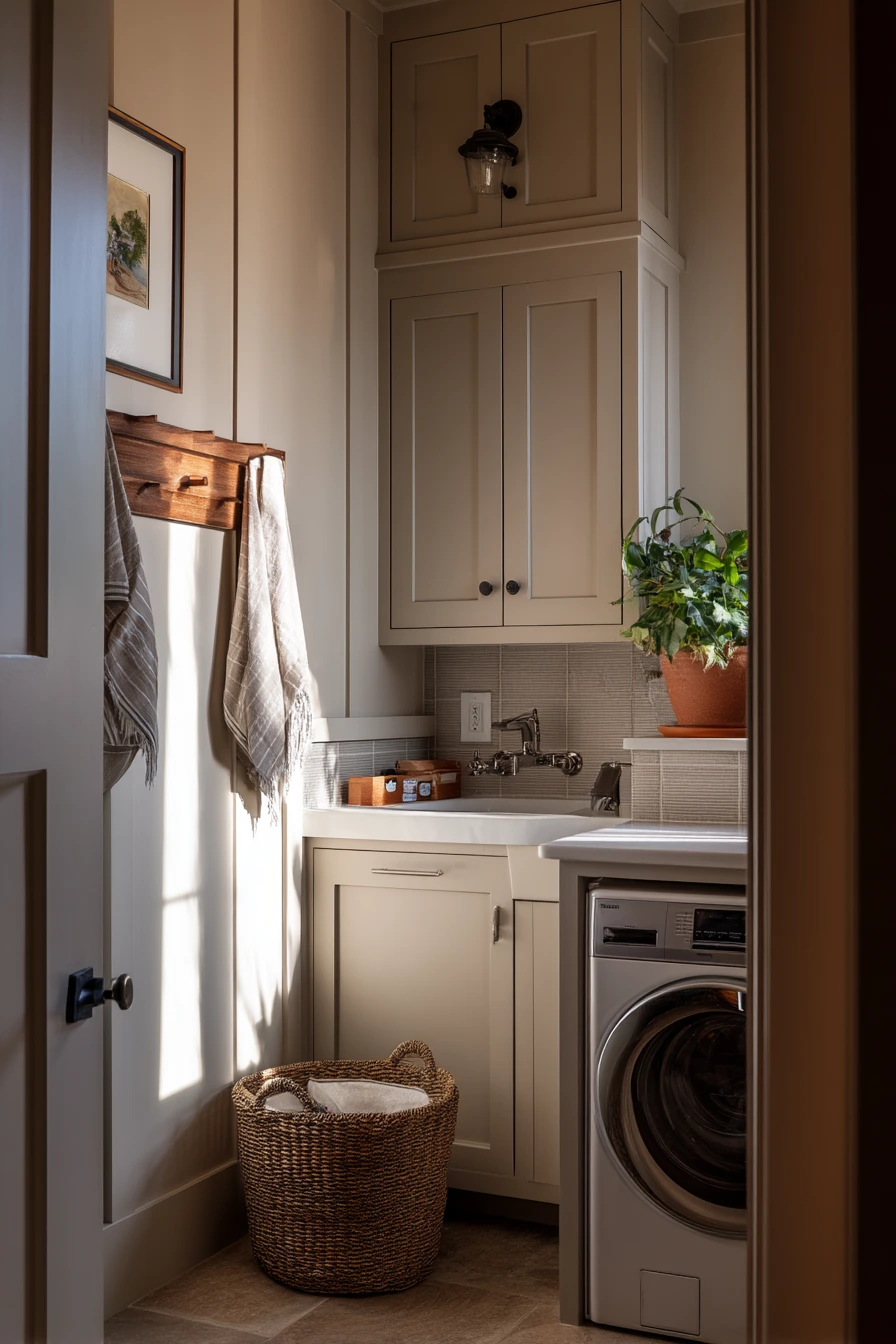Laundry-Bath Hybrid Nook