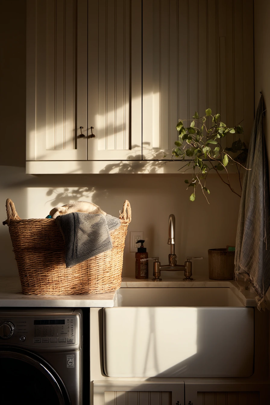 Laundry-Bath Hybrid Nook