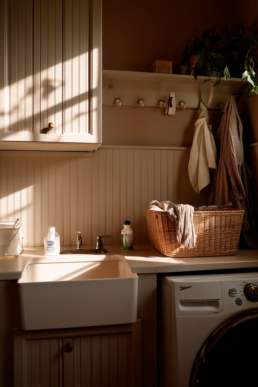 Laundry-Bath Hybrid Nook