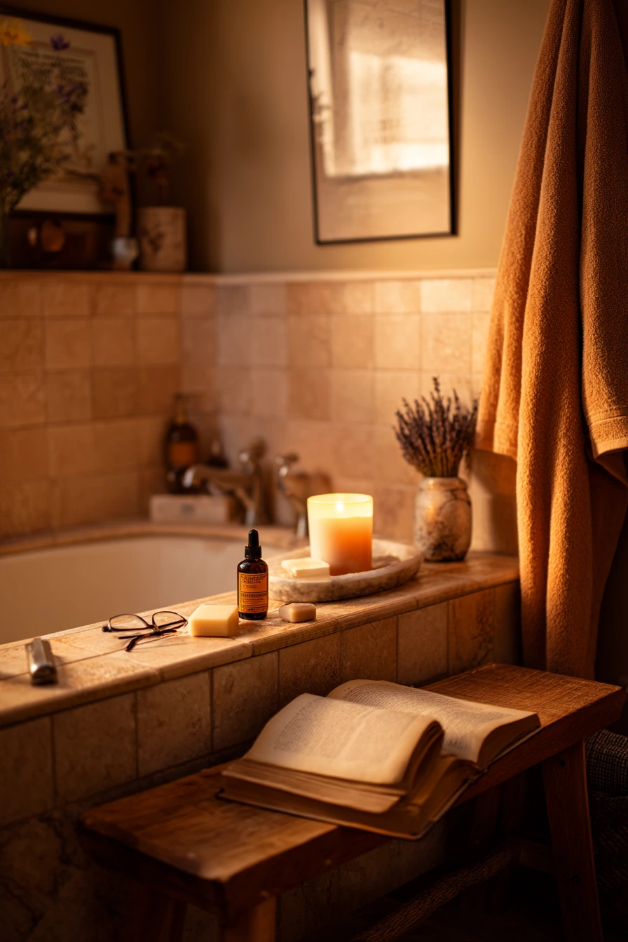 5. Candlelight Wind-Down Soak