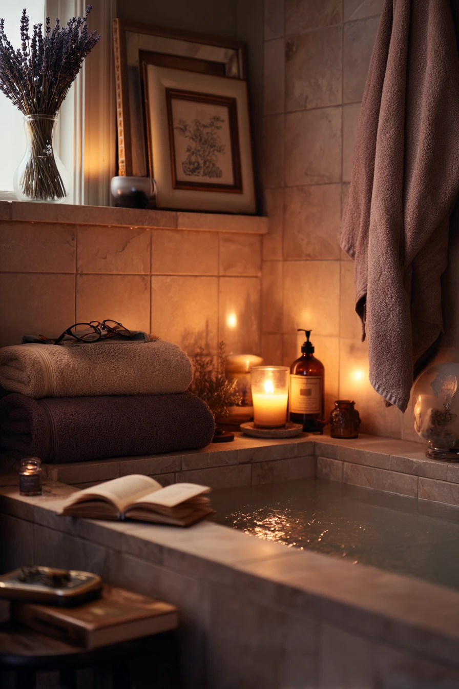5. Candlelight Wind-Down Soak