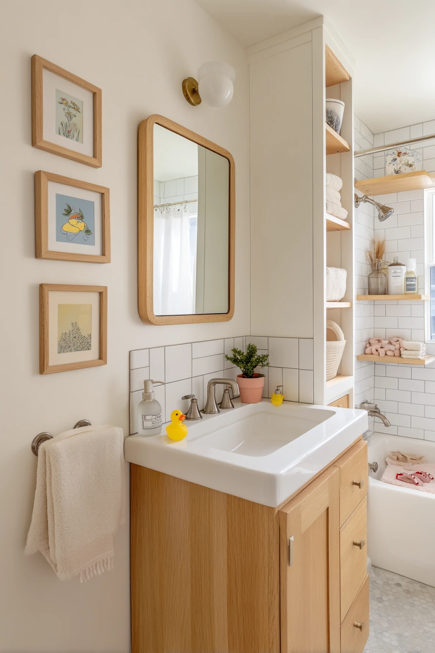 Kids’ Bathroom, Playful Imbalance