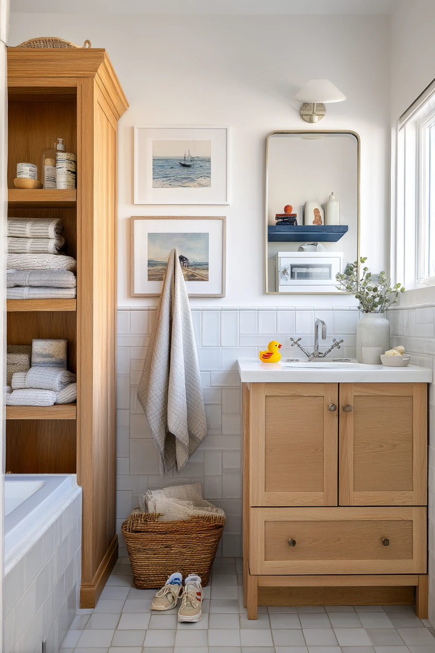 Kids’ Bathroom, Playful Imbalance