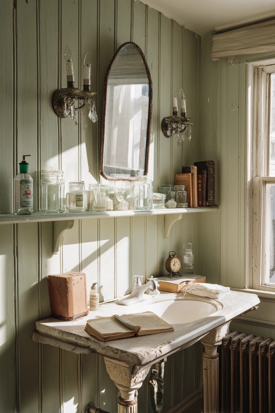 Vintage Charm, Offset Mirror