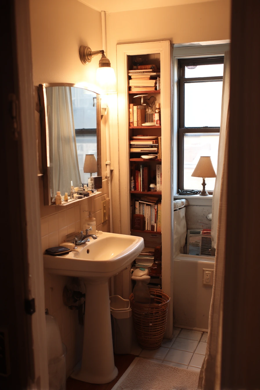Small Apartment, Off-Center Storage
