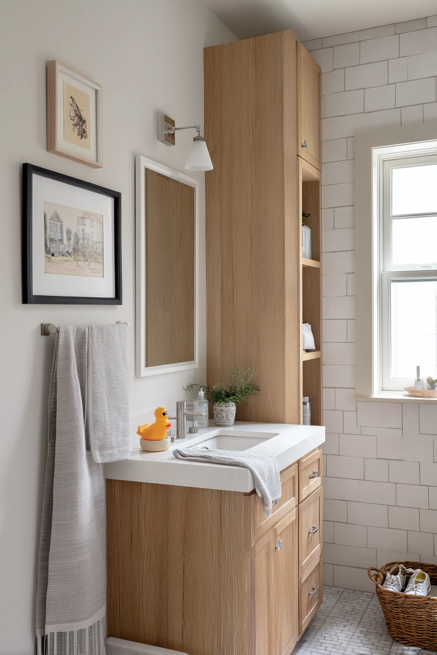 Kids’ Bathroom, Playful Imbalance