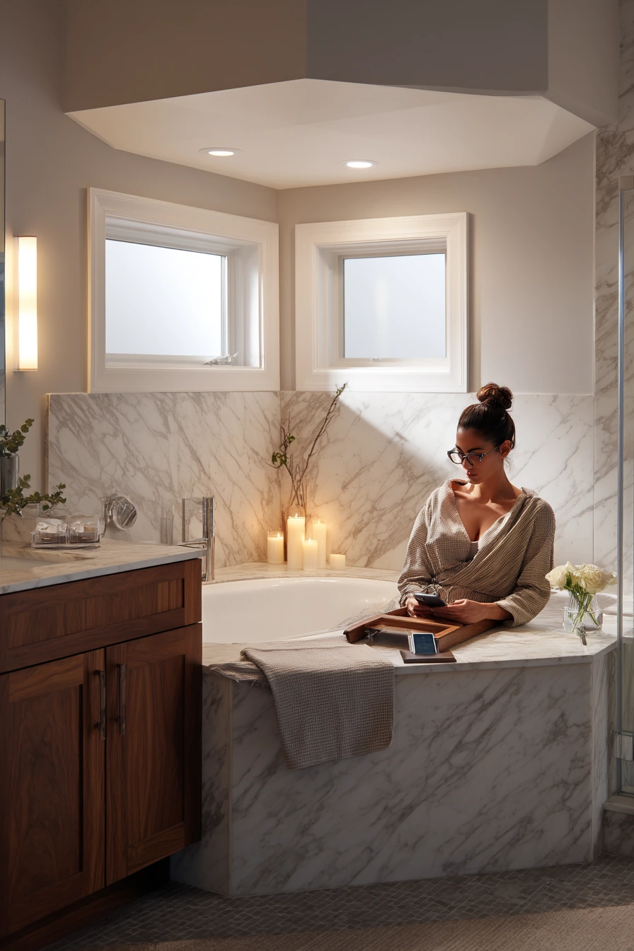 Luxury Spa Bath, Everyday Use
