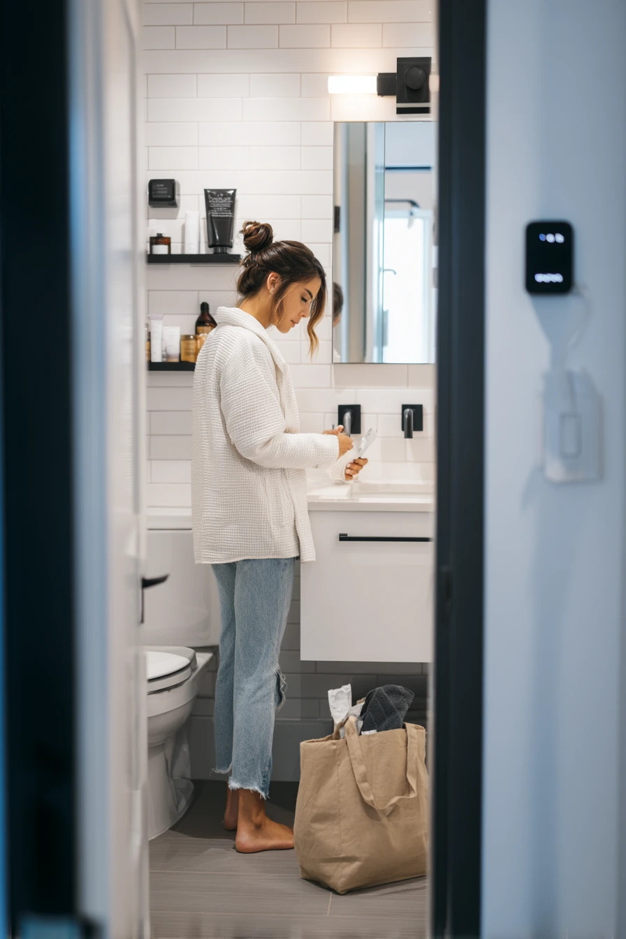 Rental-Friendly Bathroom Automation Upgrade