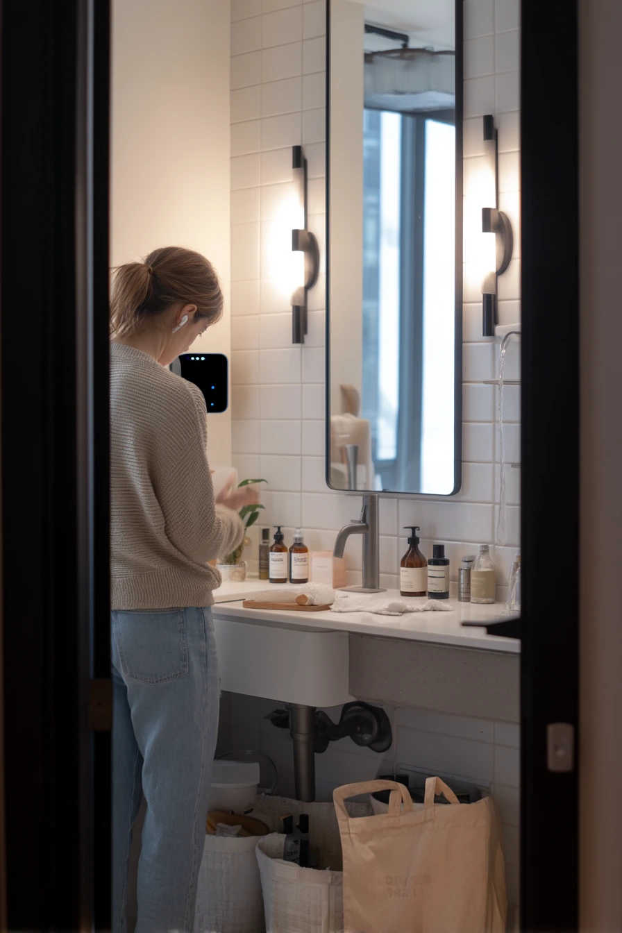 Rental-Friendly Bathroom Automation Upgrade
