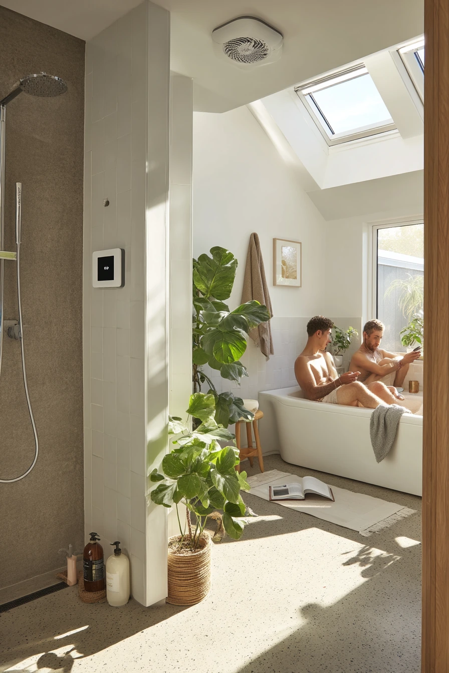 Eco-Smart Bathroom for a Conscious Household