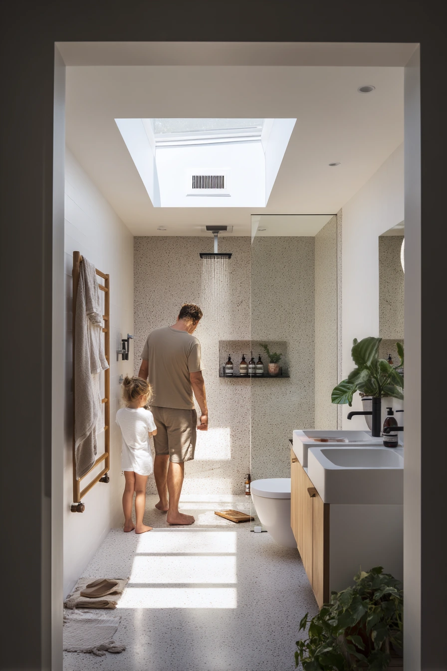 Eco-Smart Bathroom for a Conscious Household