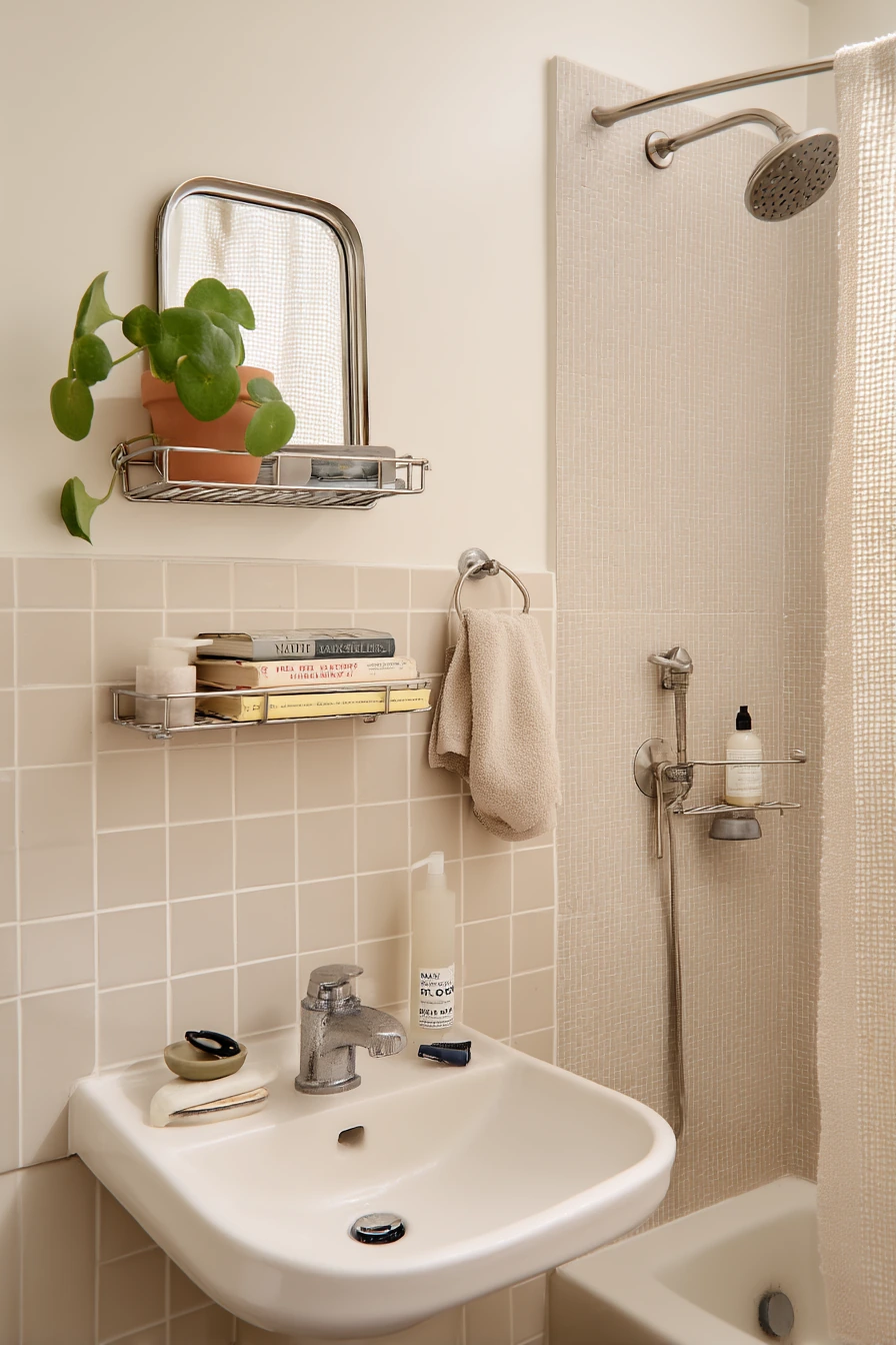 Rental-Friendly Balance with Peel-and-Stick Calm