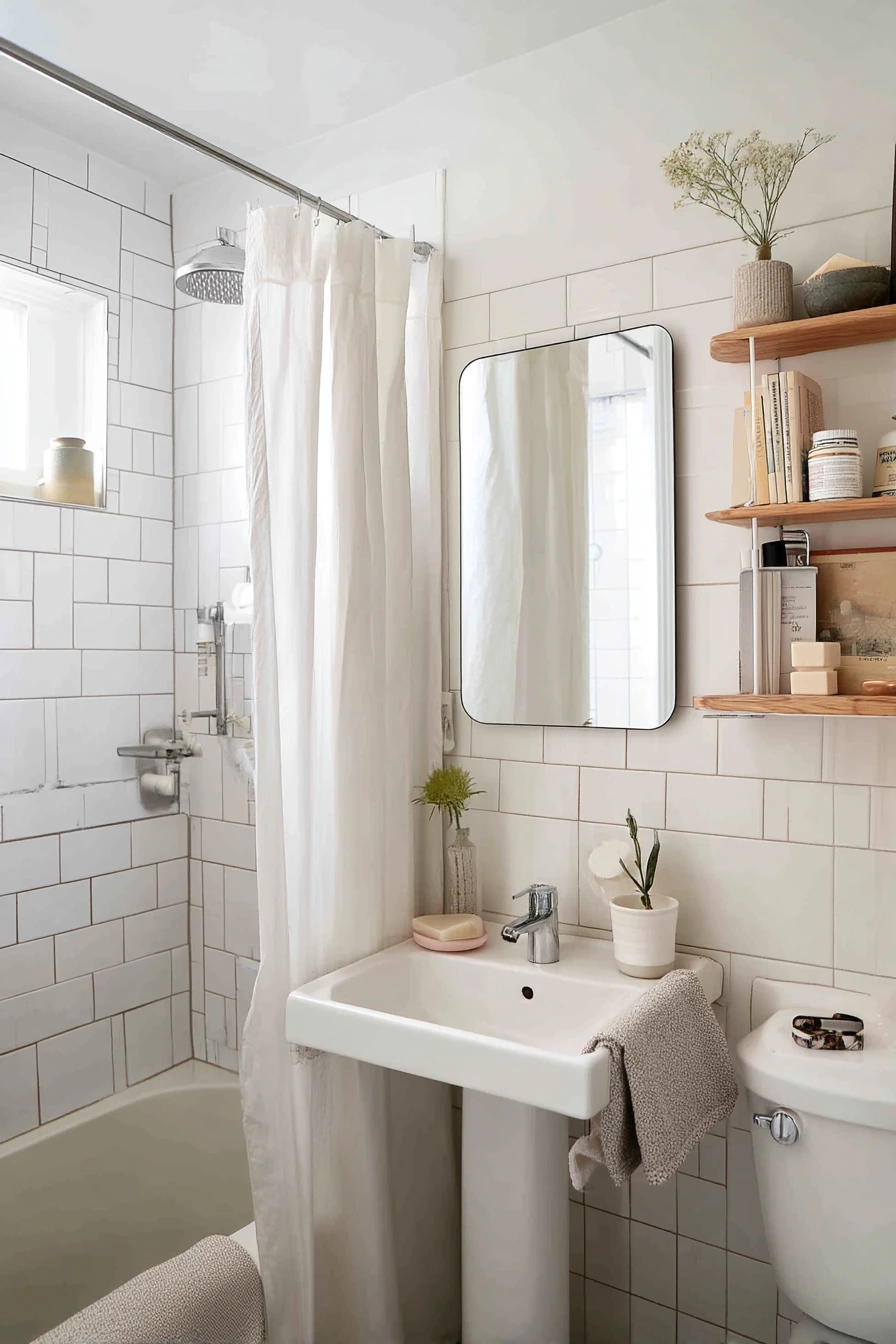 Rental-Friendly Balance with Peel-and-Stick Calm