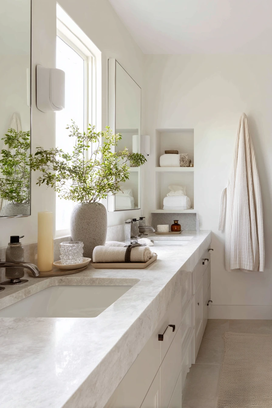 Spa Balance in a Shared Primary Bath