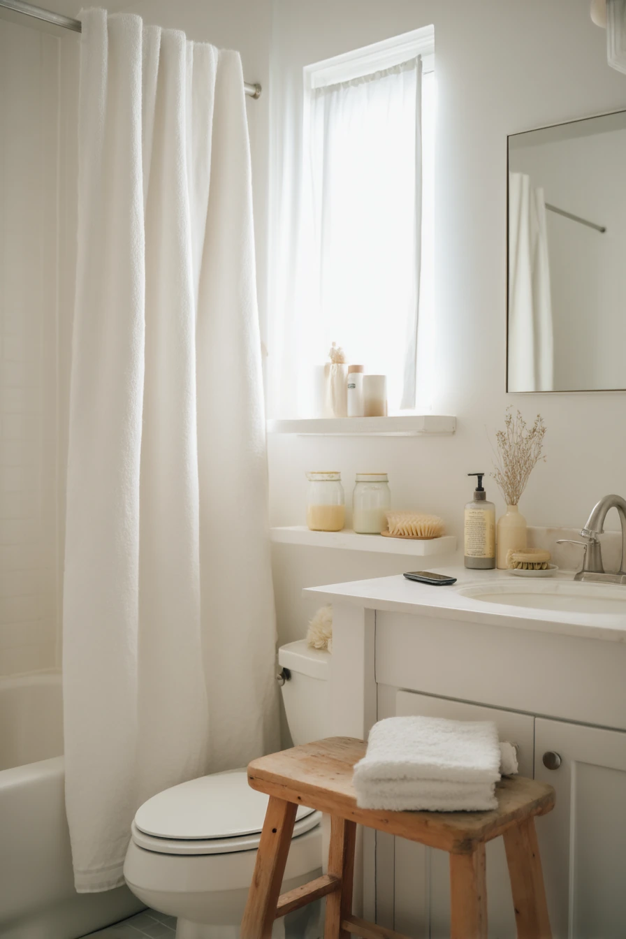 Budget Bathroom Balance with Found Objects