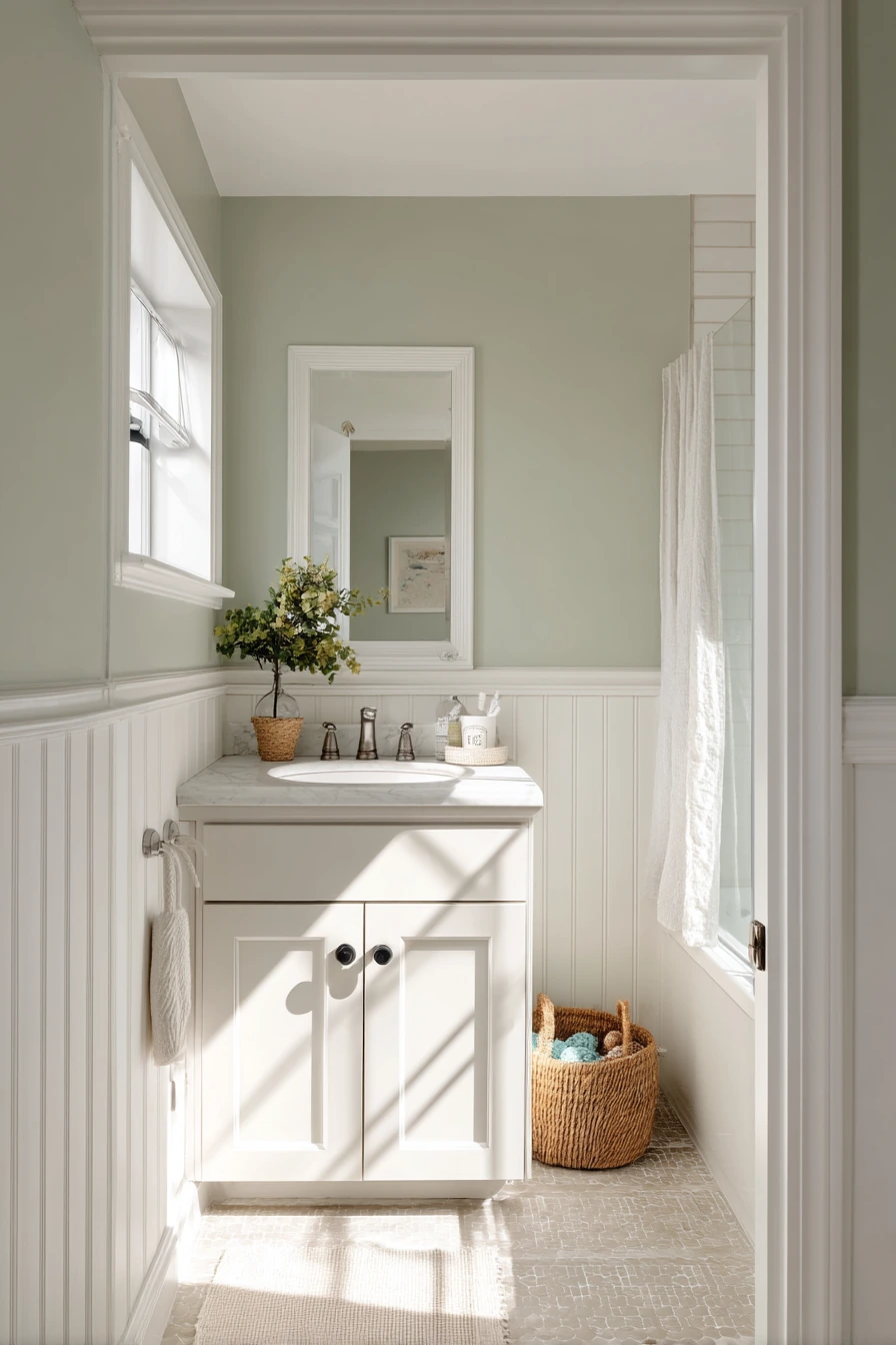 bathroom baseboard ideas